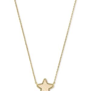 Kendra Scott Jae Star Necklace in iridescent drusy